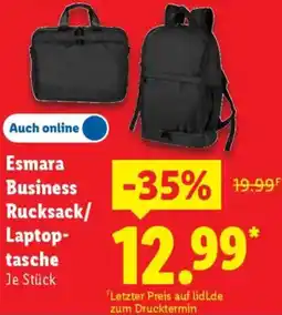 Lidl Esmara Business Rucksack/ Laptoptasche Angebot