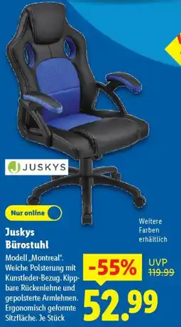Lidl Juskys Bürostuhl Angebot