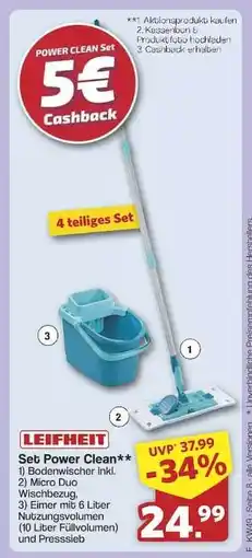 Famila Nord Ost Leifheit Set Power Clean Angebot