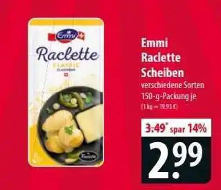 Famila Nord Ost Emmi Raclette Scheiben Angebot