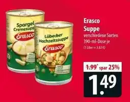 Famila Nord Ost ERASCO Suppe Angebot