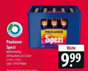 Famila Nord Ost Paulaner Spezi Angebot