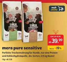 Das Futterhaus mera pure sensitive Angebot
