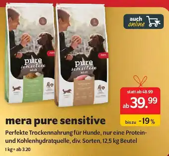 Das Futterhaus mera pure sensitive Angebot