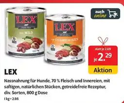 Das Futterhaus LEX Nassnahrung für Hunde Angebot