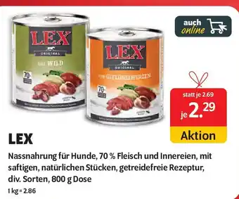 Das Futterhaus LEX Nassnahrung für Hunde Angebot