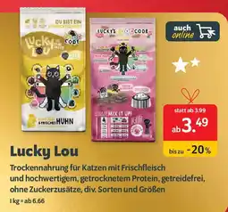 Das Futterhaus Lucky Lou Trockennahrung für Katzen Angebot