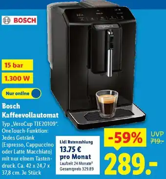 Lidl Bosch Kaffeevollautomat Angebot