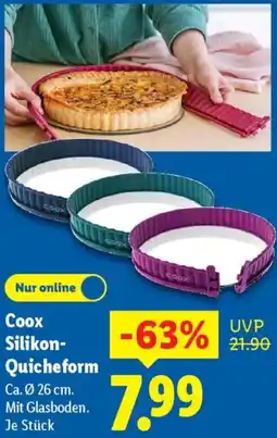 Lidl Coox Silikon Quicheform Angebot