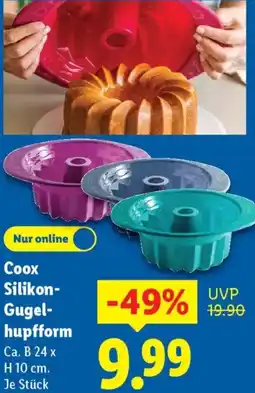 Lidl Coox Silikon Gugelhupfform Angebot
