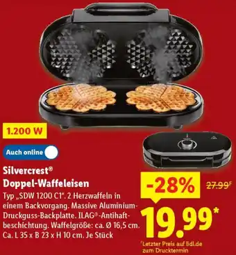 Lidl Silvercrest Doppel-Waffeleisen Angebot