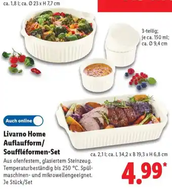 Lidl Livarno Home Auflaufform/ Souffléformen-Set Angebot