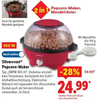 Lidl Silvercrest Popcorn-Maker Angebot
