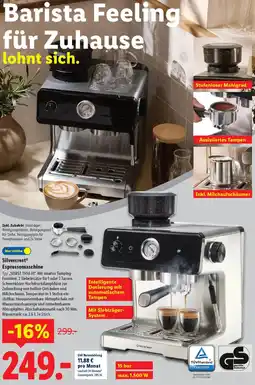 Lidl Silvercrest Espressomaschine Angebot