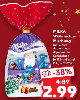 Kaufland MILKA Weihnachts Mischung Angebot