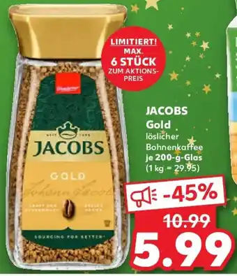 Kaufland JACOBS Gold Angebot