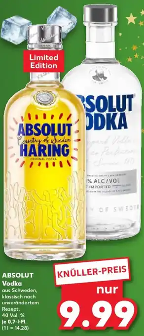 Kaufland ABSOLUT Vodka Angebot