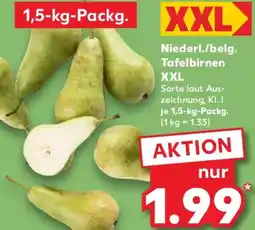 Kaufland Niederl./belg. Tafelbirnen XXL Angebot