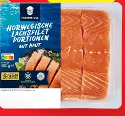 Lidl Fischerstolz Norwegische Lachsfilet-Portionen XXL Angebot
