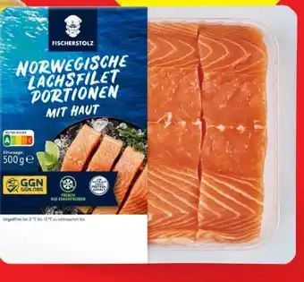 Lidl Fischerstolz Norwegische Lachsfilet-Portionen XXL Angebot