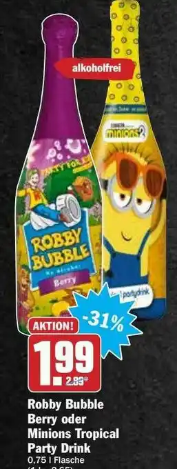 Hit Robby Bubble Berry Oder Minions Tropical Party Drink Angebot