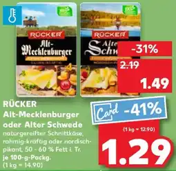 Kaufland RÜCKER Alt-Mecklenburger oder Alter Schwede Angebot