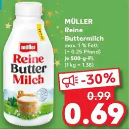 Kaufland MÜLLER Reine Buttermilch Angebot
