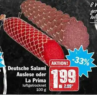 Hit Deutsche Salami Auslese Oder La Prima Angebot