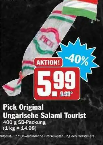 Hit Pick Original Ungarische Salami Tourist Angebot