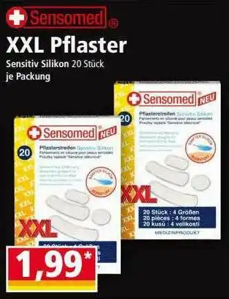 Norma +sensomed XXL Pflaster Angebot