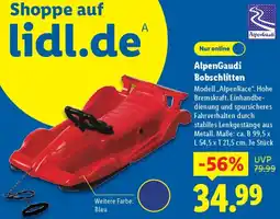 Lidl AlpenGaudi Bobschlitten Angebot