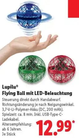 Lidl Lupilu Flying Ball mit LED-Beleuchtung Angebot