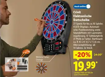 Lidl Crivit Elektronische Dartscheibe Angebot
