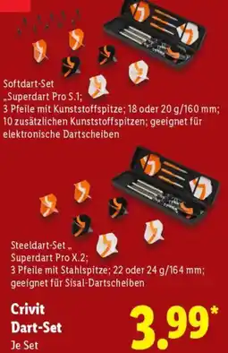 Lidl Crivit Dart-Set Angebot