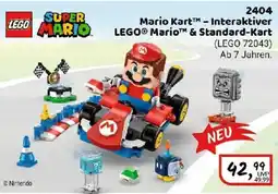 Idee+Spiel LEGO SUPER MARIO 2404 Mario Kart- Interaktiver LEGO Mario & Standard-Kart Angebot