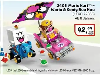 Idee+Spiel LEGO SUPER MARIO 2405 Mario Kart - Wario & König Buu Huu Angebot