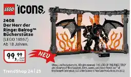 Idee+Spiel LEGO ICONS 2408 Der Herr der Ringe: Balrog Bücherstütze Angebot