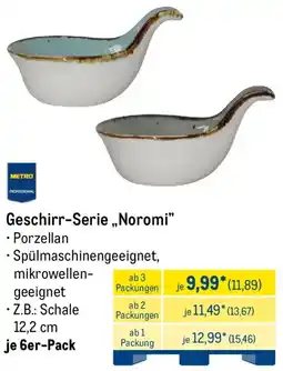 METRO METRO PROFESSIONAL Geschirr-Serie „Noromi" Angebot