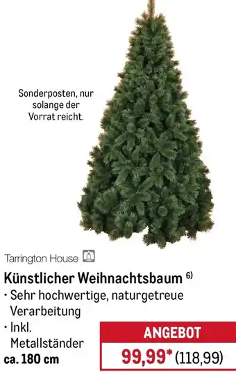 METRO Tarrington House Künstlicher Weihnachtsbaum Angebot
