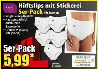 Norma Lady Life Hüftslips Mit Stickerei 5er-pack Angebot