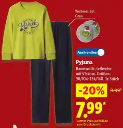 Lidl Pyjama Angebot