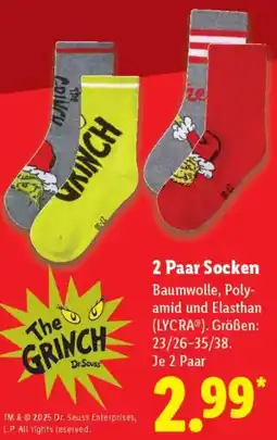 Lidl 2 Paar Socken Angebot