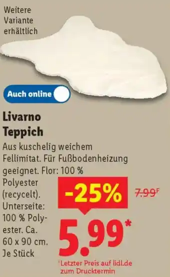 Lidl Livarno Teppich Angebot