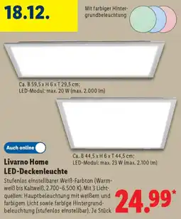 Lidl Livarno Home LED-Deckenleuchte Angebot