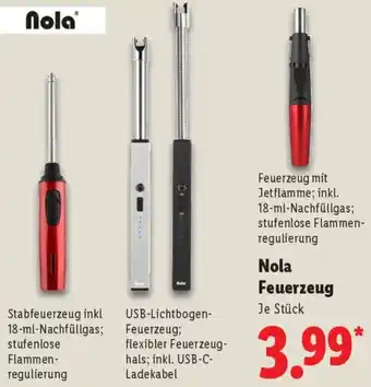Lidl Nola Feuerzeug Angebot