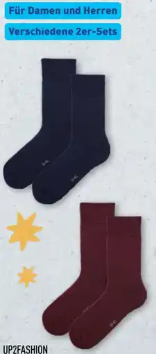 Aldi Nord Up2Fashion Winter-Socken 2er-Set Angebot