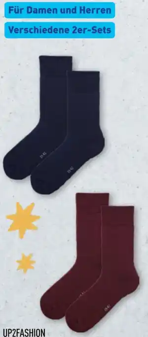 Aldi Nord Up2Fashion Winter-Socken 2er-Set Angebot