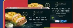 Aldi Nord Gourmet Finest Cuisine Wildlachsfilet im Blätterteig Angebot