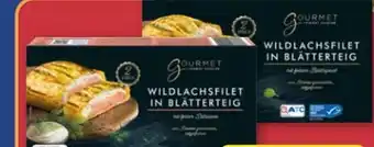 Aldi Nord Gourmet Finest Cuisine Wildlachsfilet im Blätterteig Angebot