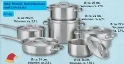 Aldi Nord Crofton Kochtopf-Set 6-tlg Angebot